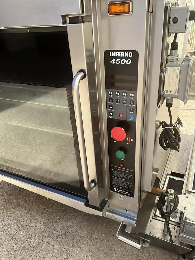 Used 2021 HARDT GAS DOUBLE OVEN CHICKEN ROTISSERIE INFERNO 4500 SELF CLEANING POLLO