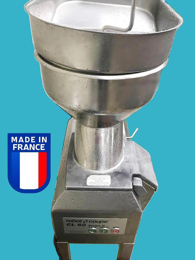 Used Robot Coupe CL60 Food Processor and automatic feed head - SAVE BIG TIME
