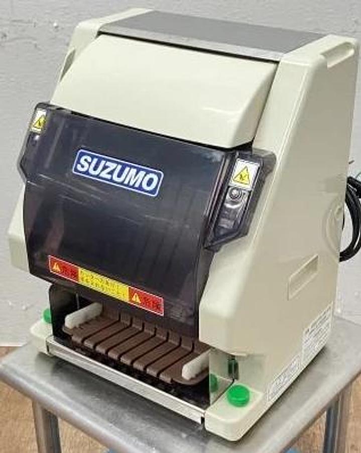 Used Suzumo SVC-ATC Automatic Sushi Roll Cutter 8-Blade Nori Roll Slicer 
