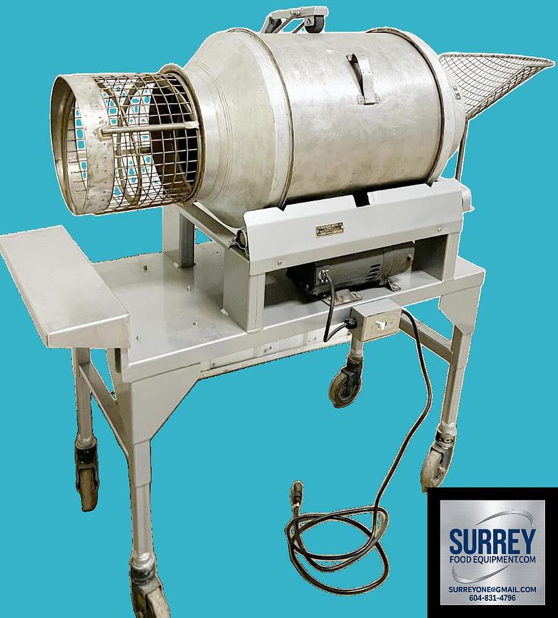 Used Otto Braun Donut / Cookie Sugar Tumbler with Infeed Chute - Model SMJR