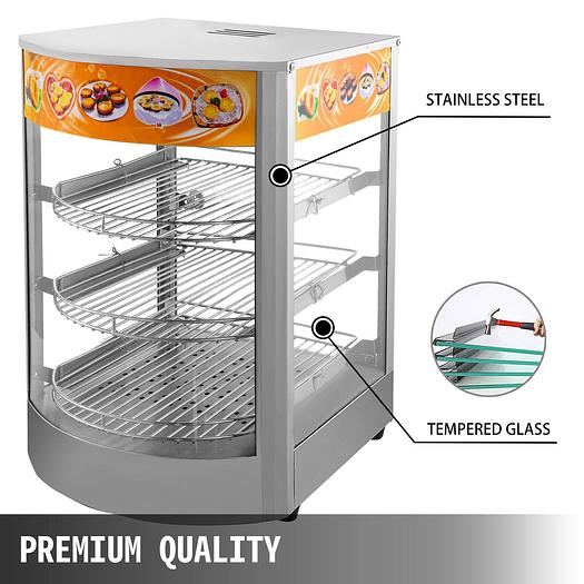 Hot food display cabinet - great impulse sales