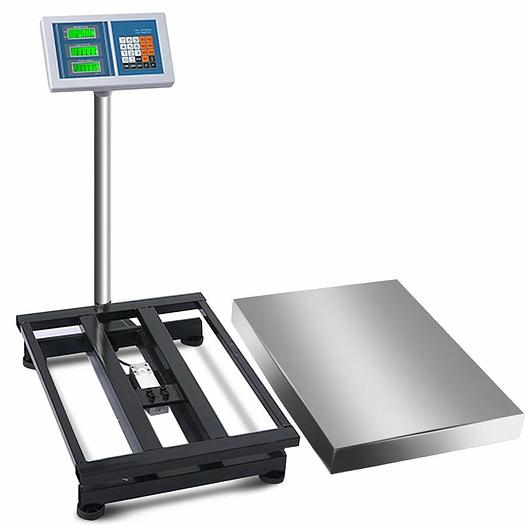 660lbs Weight Computing Digital Floor Platform Scale Postal Shipping Mailing