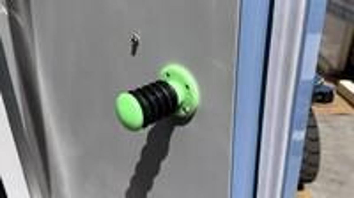Used Walk in Freezer Man Door Heated