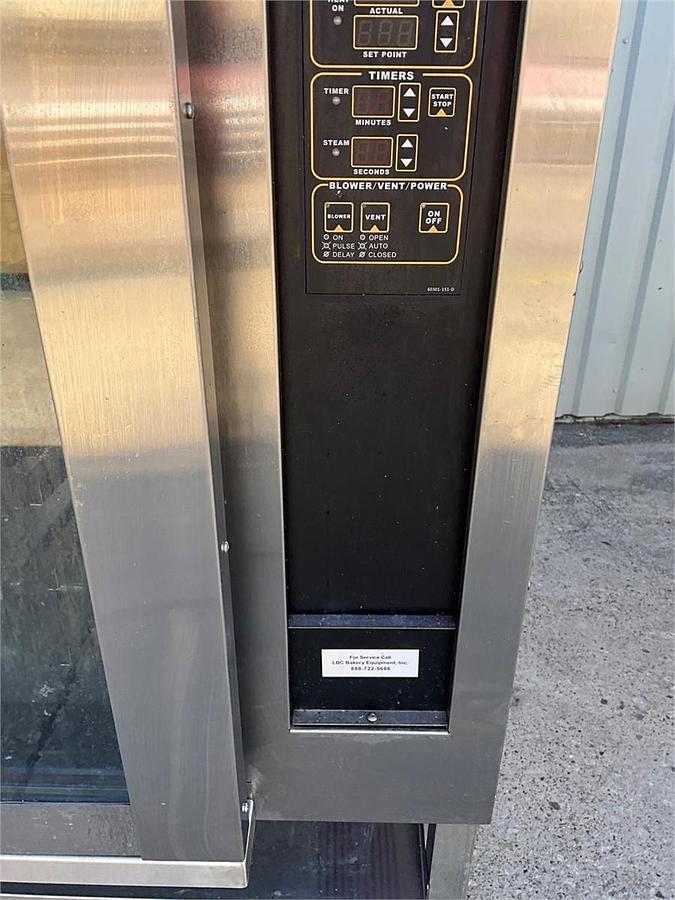 Used  LBC electric mini rack oven steam injected