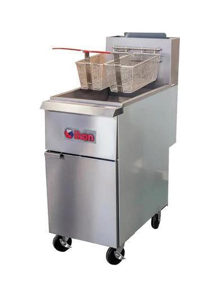 Used Ikon IGF-75/80 Gas Floor Fryer - WARANTY
