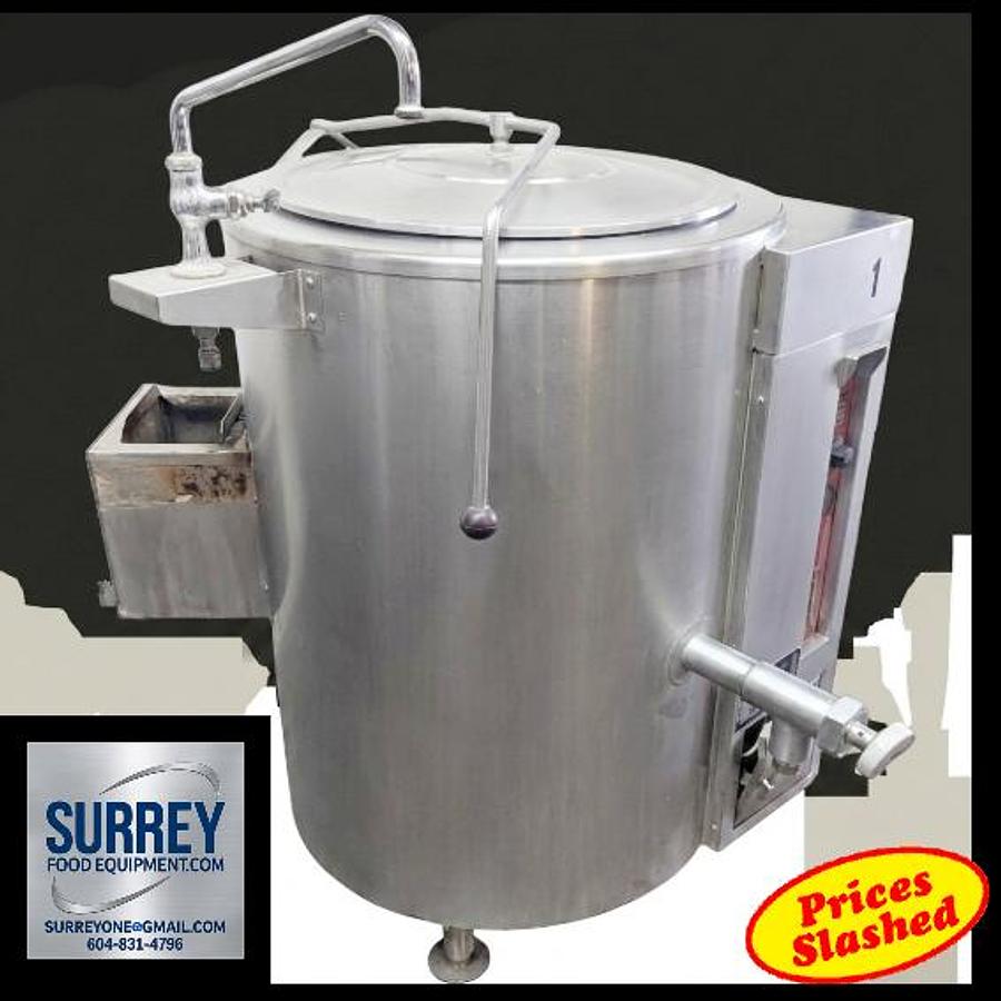 Used CROWN GL-20 20GAL GAS STEAM KETTLE W/PANTRY FAUCET