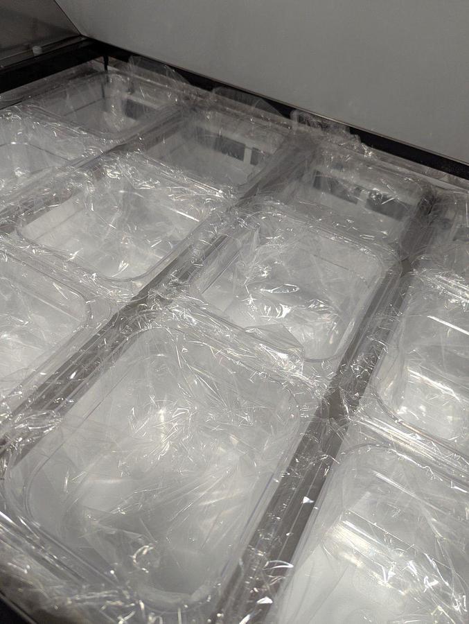 Used Brand new -  72" refrigerated Salad/Sandwich Prep Table W/6 Drawers