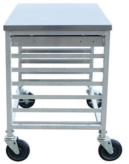 28.25″ x 18″ x 30″ Aluminum Meat Slicer Cart