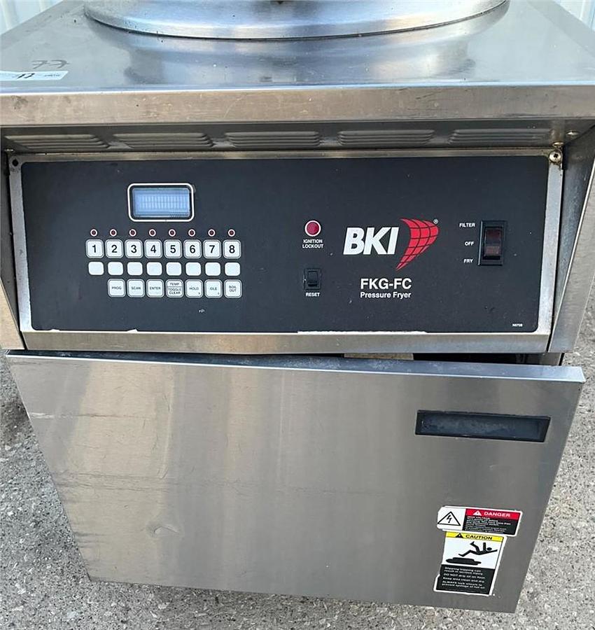 Used  BKI gas pressure fryers - 8 available