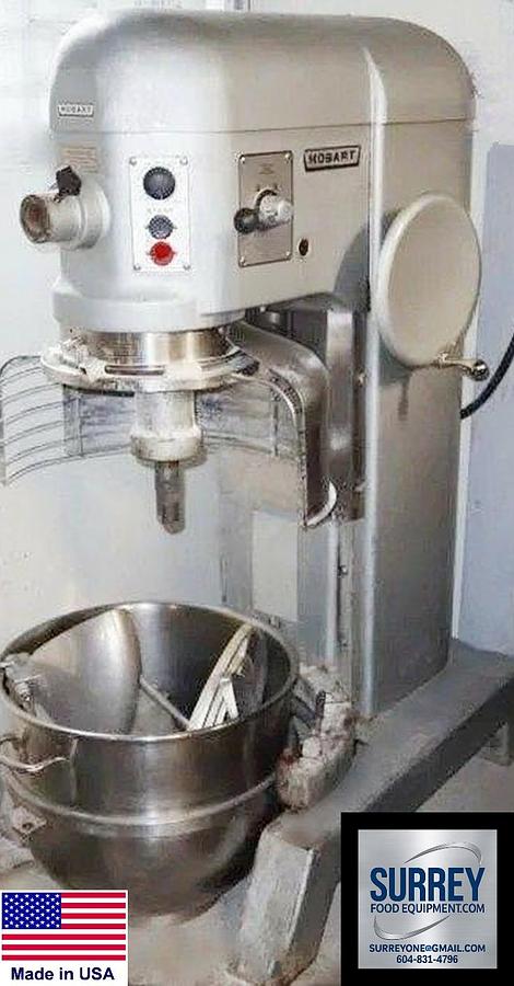 Used 60 Quart Dough Mixer with guard