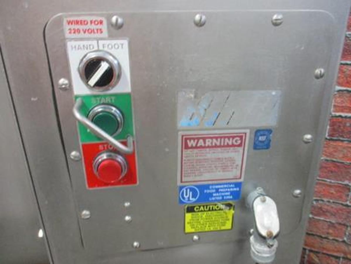 Used Biro Model AFMG-24 Commercial Meat Mixer/Grinder With Foot Pedal 
