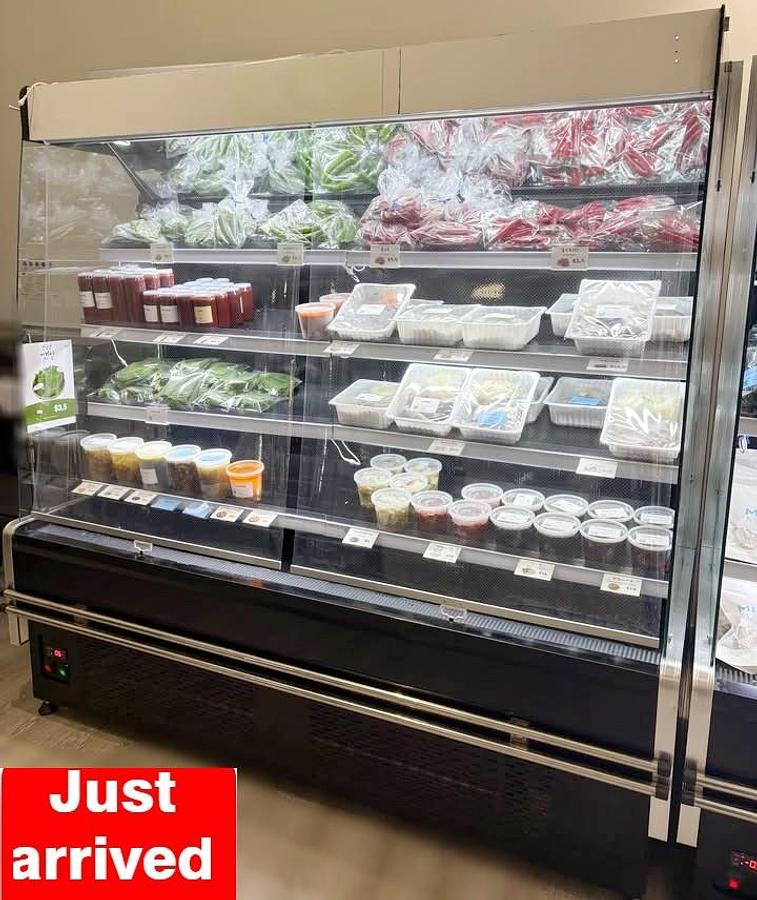 Used Open air merchandisers - 2 available - 78" wide