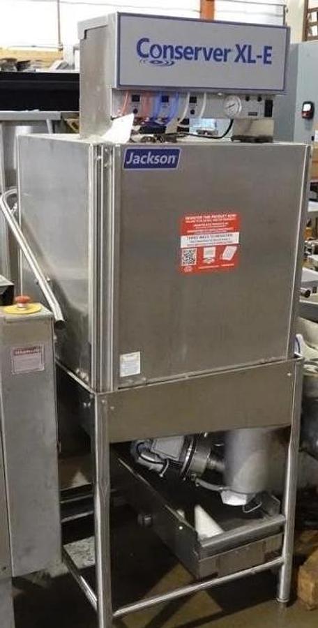 Used JACKSON CONSERVER XL-E Pass thru dishwasher - Low temp