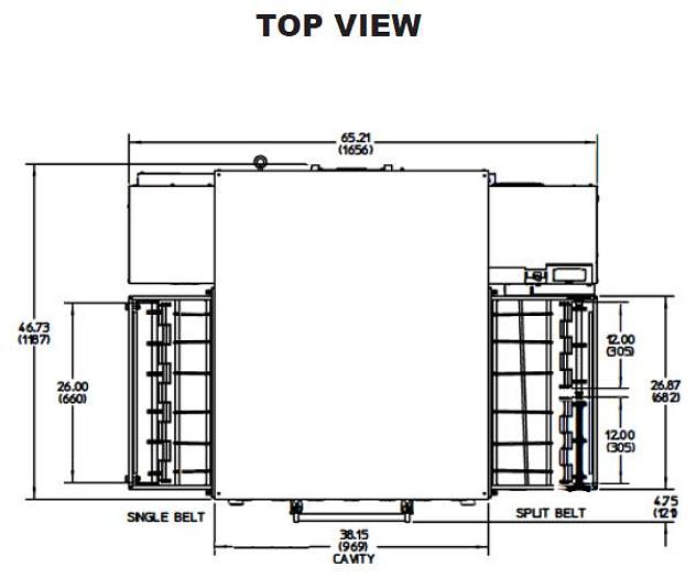 Middleby Marshall Single Deck Conveyor Oven Gas