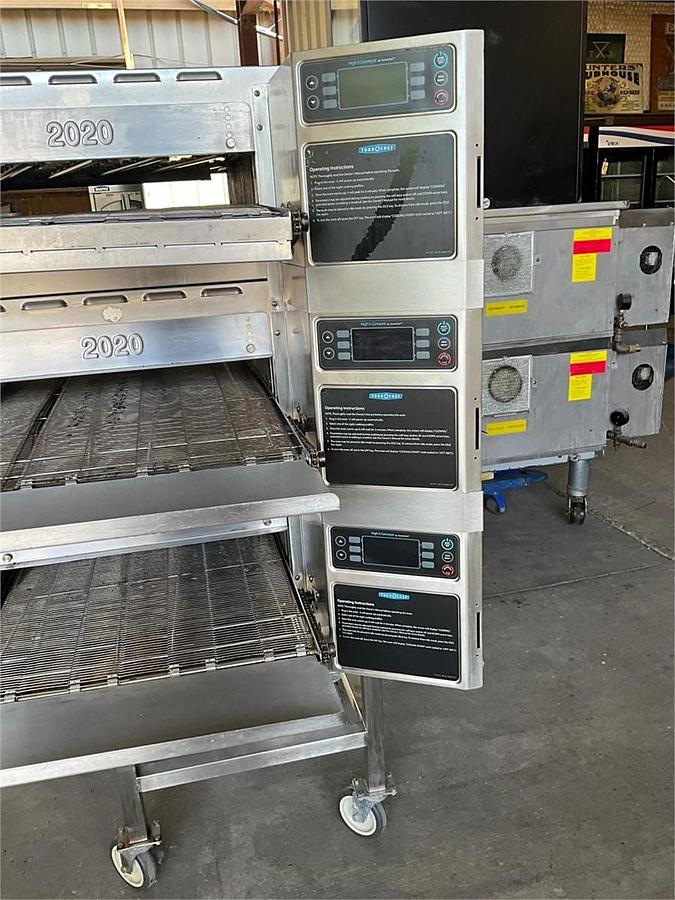 Used Turbochef triple stack oven with stand -HHC2020