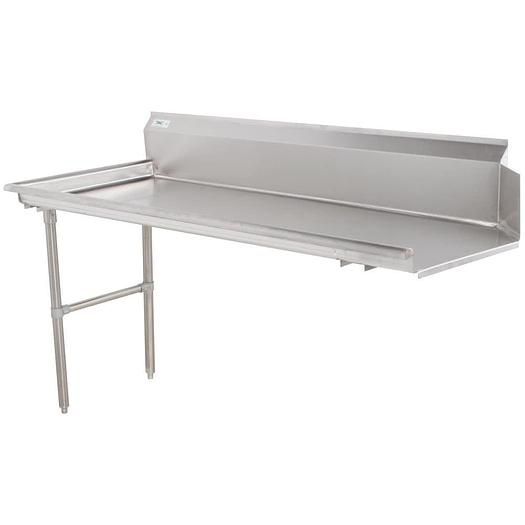 CLEAN DISH TABLING - STAINLESS STEEL - LEFT OR RIGHT HAND 7 SIZES TO CHOOSE FROM