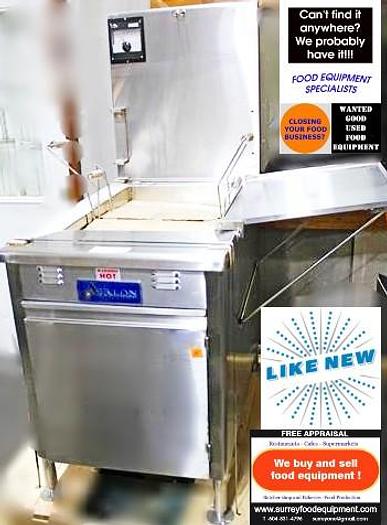 NEW 2023 AVALON ADF26G 85LB. NATURAL GAS FLAT BOTTOM DONUT FRYER