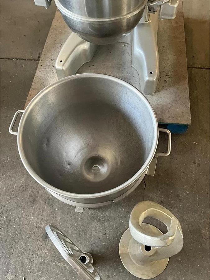 Used Hobart 80qt dough mixer with bowl guard