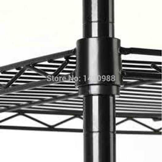 Black Epoxy Coated Shelving & Posts