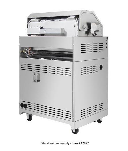 30″ BBQ Grill Propane Gas 5 Burners 58,000 BTU with Rotisserie Kit, Warming Rack, LED Light