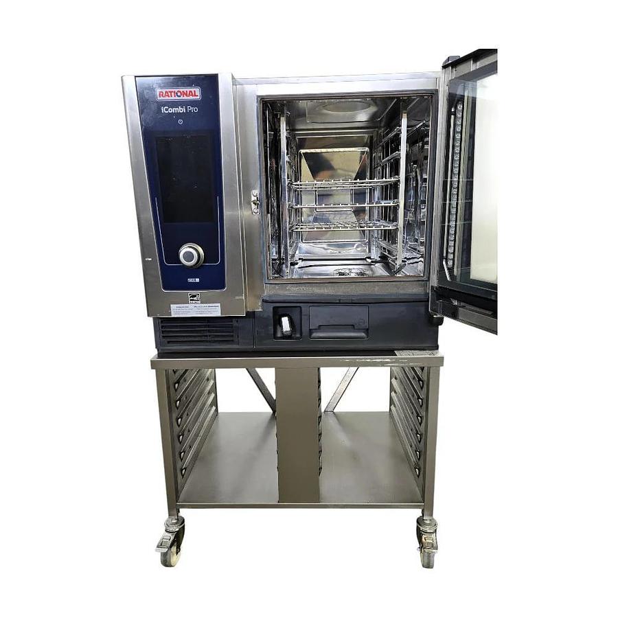 Used Rational iCombi Pro LM100BE.AXXXX Rational Combi Oven with Stand
