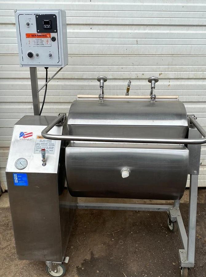 Used Daniels 200 pound Capacity Vacuum Tumbler