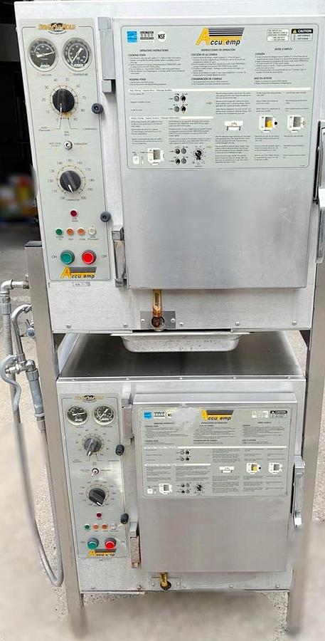 Used AccuTemp Doublestack (6) Pan Convection Steamer