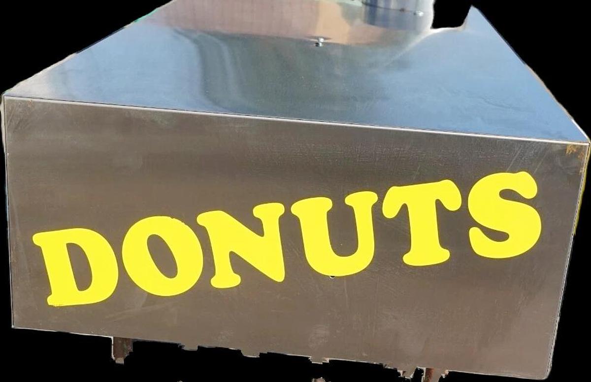 Used Lil Orbits Donut Machine Maker ~ W/ Cart, Hood & Fryer Ready to ROLL Doughnut!