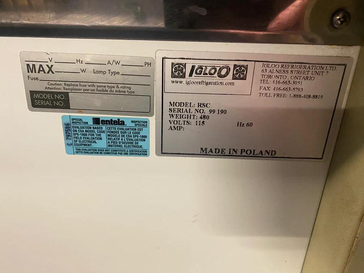 Used 12 Feet Igloo RSC Meat Cooler
