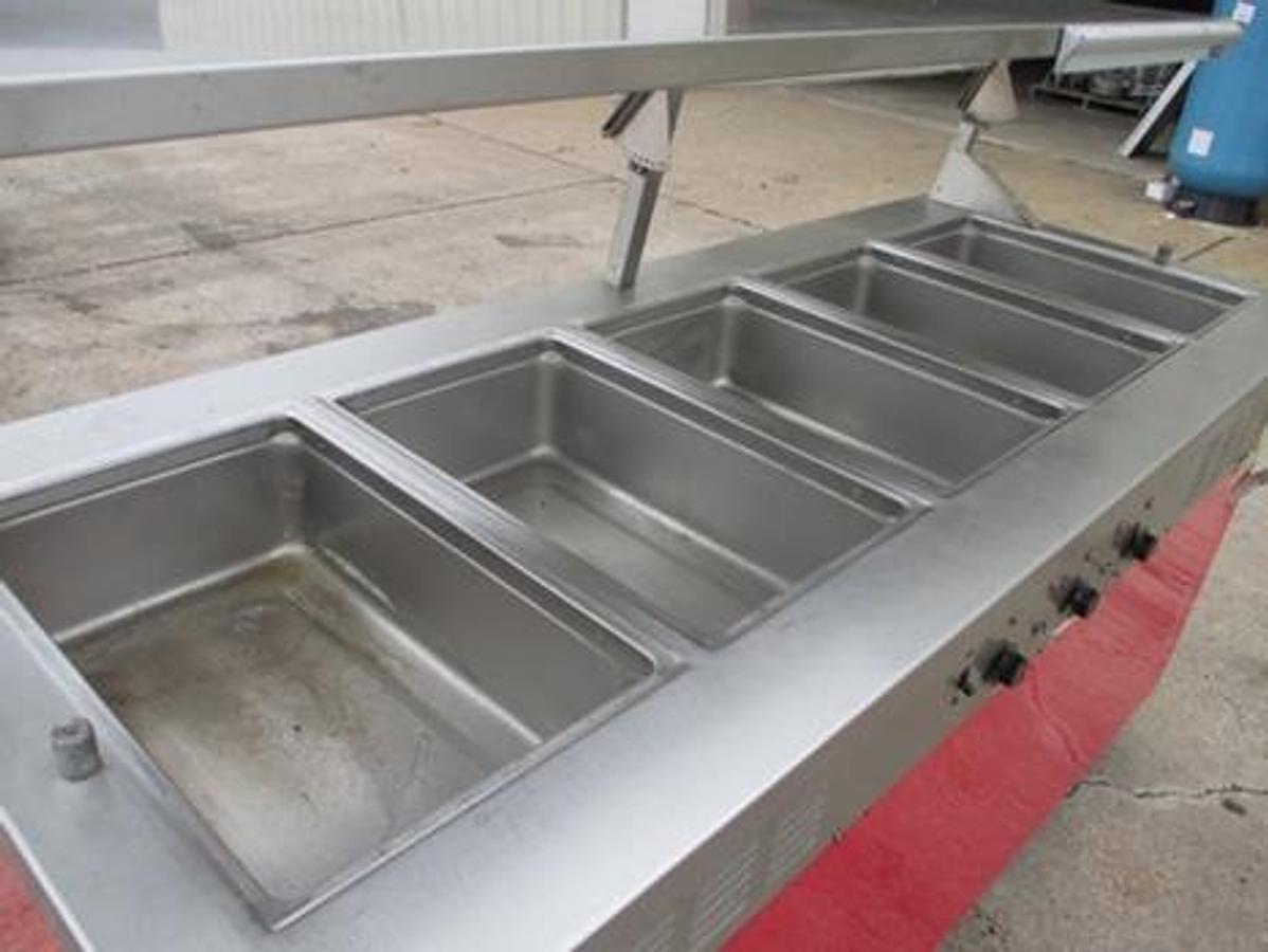 Used SHELLEYGLAS 5 BAY STEAM TABLE