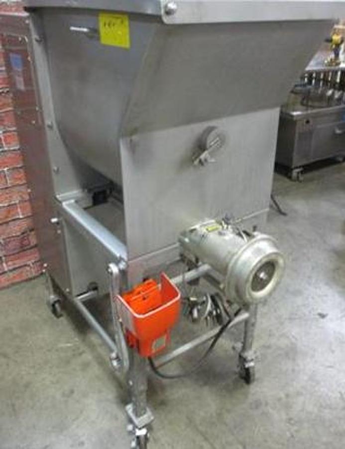 Used Biro Model AFMG-24 Commercial Meat Mixer/Grinder With Foot Pedal 