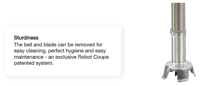 Robot Coupe - 18" Immersion Blender 100 Qt Capacity - MP450VV