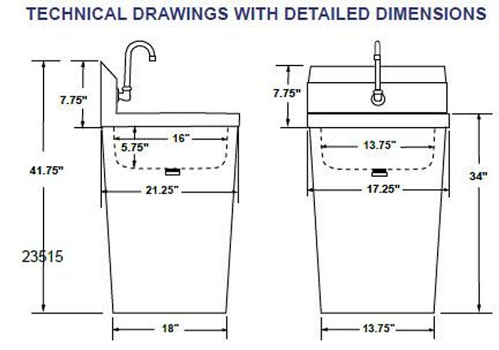 Pedestal Sinks - hand washing - Free shipping