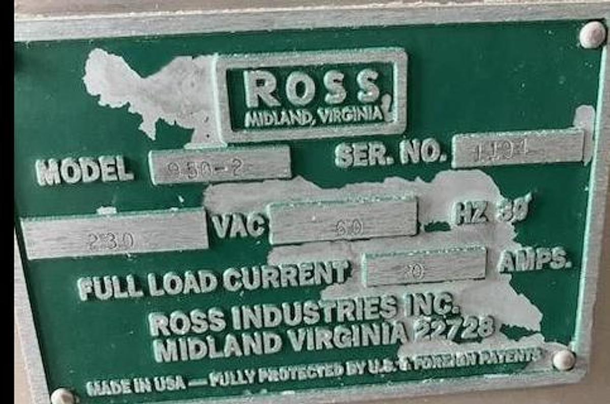 Used Ross 950-2 Industrial Meat Slicer