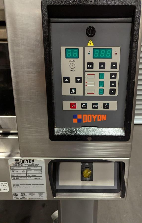 Used Doyon 2T3 Triple Deck Artisan Stone Electric Deck Oven
