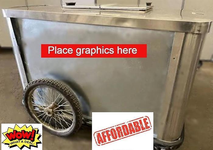 Refurbished PORTABLE ICE CREAM CART - MAKE BIG PROFITS