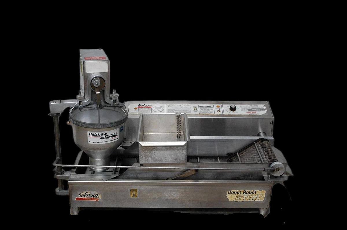 Used Belshaw Mark 2 Cake Donut Robot Automatic Conveyor Fryer w/ Dropper MK II