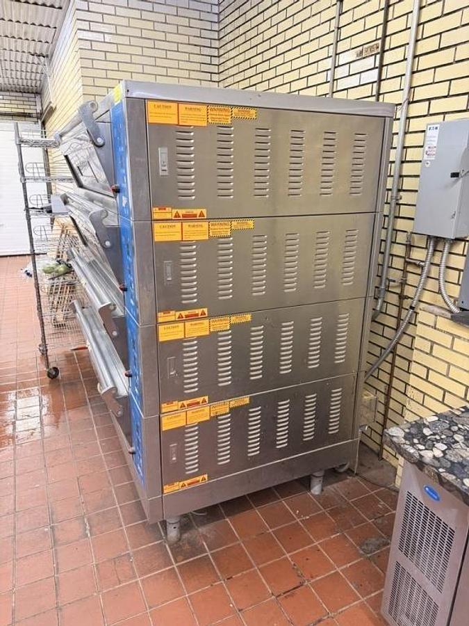 Used AMERICAN BAKING SYSTEMS 4 DECK BREAD OVEN - LIKE NEW 