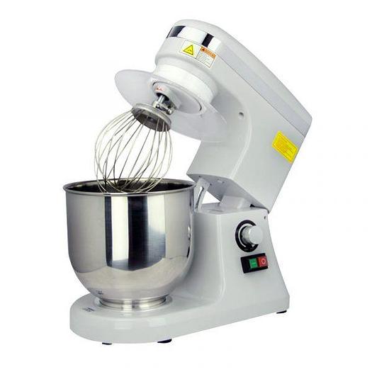 Used 7QT Gray Countertop Planetary Mixer with Guard – 110V, 270W
