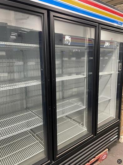 Refurbished 3 Door Glass Freezer | True | Model # GDM-72F-HC-TSL01