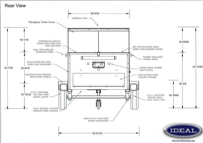 Super duper hot dog cart - financing available