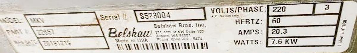 Used Belshaw Adamatic Donut Robot Mark V