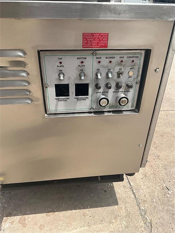 Used Superior gas flour and corn tortilla oven