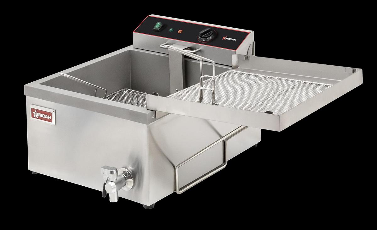 Used 25 lb (3 Gal) Oil Capacity Countertop Donut/ Funnel Cake Electric Fryer – 120V, 1Ph, 1700W