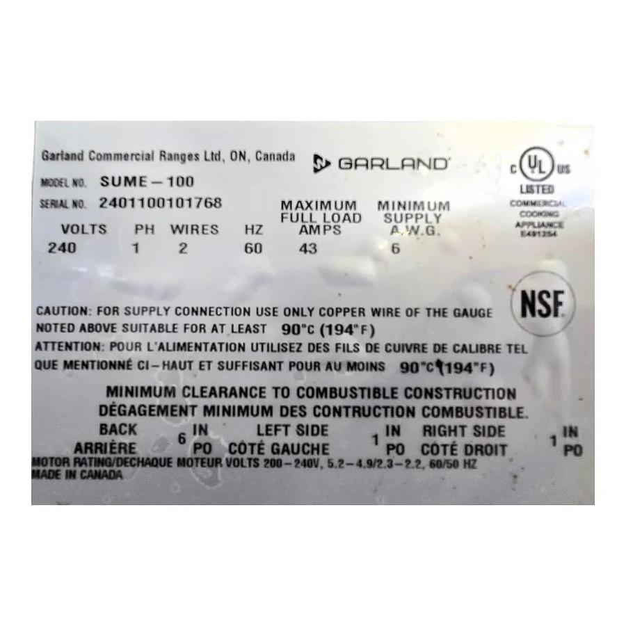 Used Garland SUME-200 Double Stacked Electric Convection Oven-WARRANTY