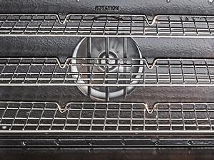 Double Deck Full Size Natural Gas Convection Oven with Legs - 108,000 BTU