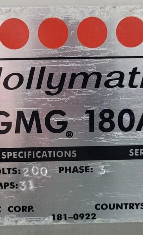 Used Hollymatic GMG 180A Meat Mixer Grinder