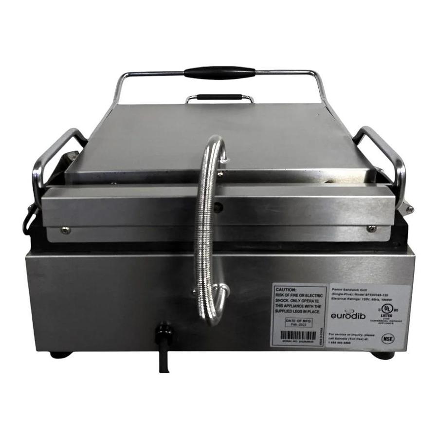 Used Eurodib SFE02345-120 Panini Grill - Warranty