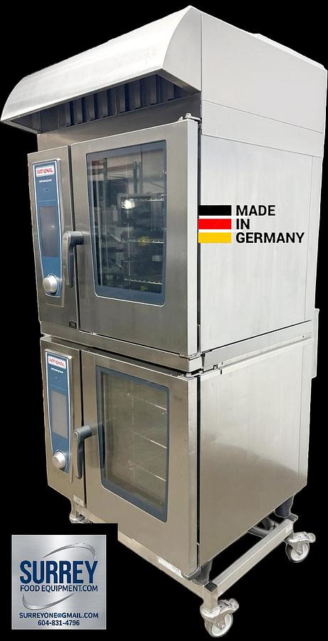 Used Rational Double 6 pan, half size, electric, combis & Hood (Refurb w/WARRANTY) YOU GET TWO OVENS