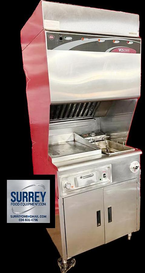 Used Wells Wv-fg ventless fryer griddle only - INSTANT RESTAURANT - BIG REVENUE MAKING 